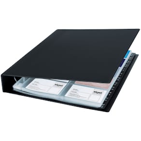 Visitenkartenbuch Sigel, 27 x 32,5 cm, schwarz