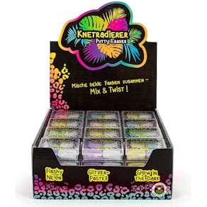 Radierer Animal Nightlife Knetradierer Collection Mix & Twist, 12