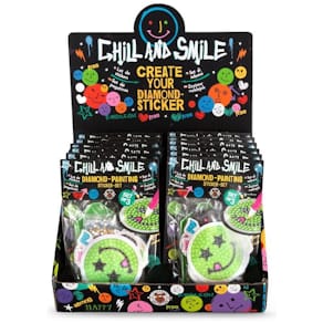 Diamond Painting Set TRENDHAUS Chill & Smile, 3 Motive, 400 Stei