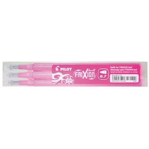 Pennpatron Gelbläck PILOT Frixion 0,7mm Rosa 3/FP