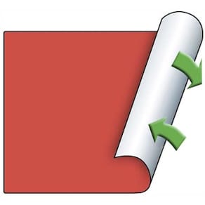 Prisetiketter METO permanent 29x28 mm, neonorange, 5 stk