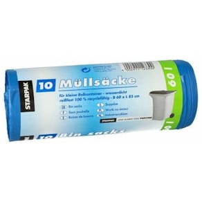 Müllsack STARPAK, 60 x 85 cm, 10 St., blau