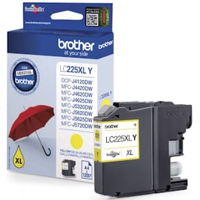 Bläckpatron BROTHER LC225XLY gul