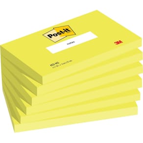 Post-It Neongrön, 76x127mm, 6st
