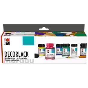 Acryllack-Set Marabu Decorlack Acryl, Starter-Set