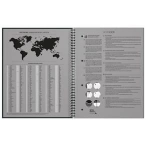 Kollegieblock Oxford Int.A4+ rut. grön