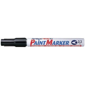 Lakmarker Artline 400XF sort, 2,3 mm rund, permanent, 1 stk