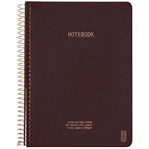 Ant.bok KOZO A5 Premium linj Coffee