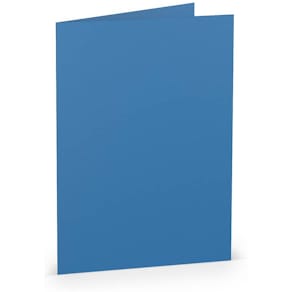 Faltkarte Rössler Paperado, B6 HD, stahlblau