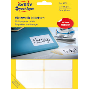 Etikett AVERY handskriv 54x35mm 224/fp