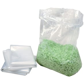 Auffangbeutel HSM, 10 Stück, 48 Liter, transparent