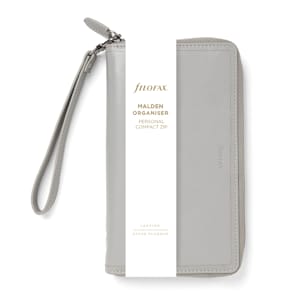 Filofax Malden Systemkalender Personal Compact Zip Stone
