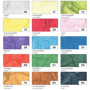 Strohseide Folia, 47 x 64 cm, sortiert