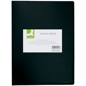 Sichtmappe Q-CONNECT, A4, schwarz