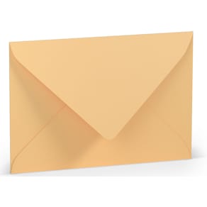 Briefumschlag Rössler Paperado, C6, Seidenfutter, melon, gerippt