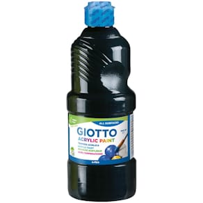Akrylfärg Giotto 500 ml svart