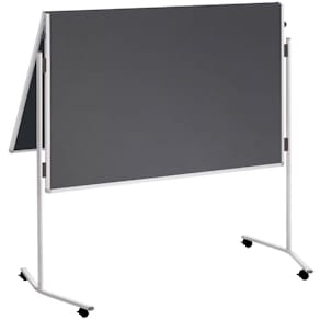 Moderationstafel FRANKEN ECO, Filz, 120 x 150 cm, grau