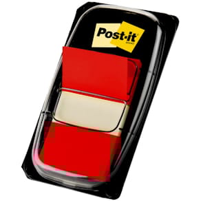 Indexstreifen Post-it 680, rot, 25,4 x 43,2 mm, 50 Stück