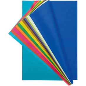 Zijdepapier Folia, geassorteerde kleuren, 50 x 70 cm, pak van 26