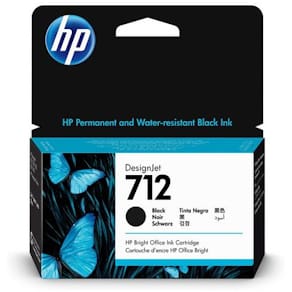 Blekk HP 712 3ED70A Sort