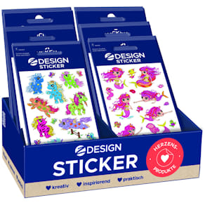 Sticker Avery Zweckform Girls Display, 60 Bögen, sortiert, bunt