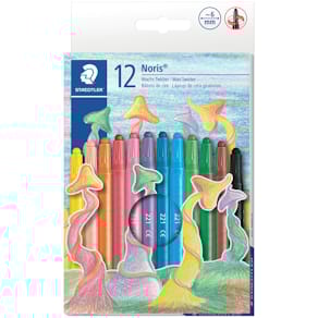 Wachsmalstift STAEDTLER Noris Club Wachs-Twister, 12er Etui