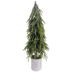 Dekorationsträd Gran med kruka 81cm