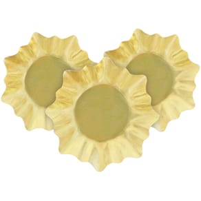 Weihnachtsteller BRAUN+COMPANY, 3 St., Stern, gold