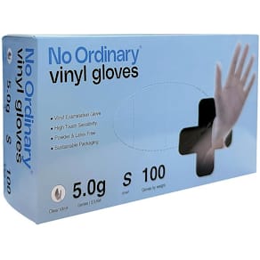 Vinylhandske NO ORDINARY f-fri S 100/fp