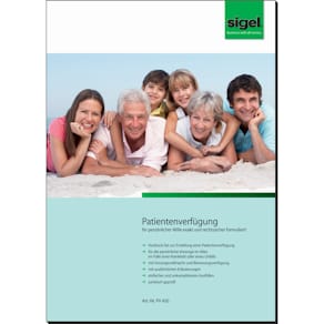 Vordruck-Set Sigel Patientenverfügung, A4