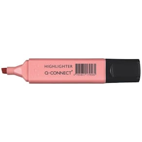 Textmarker Q-CONNECT, pastellpink