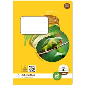 Schulheft Staufen Style, A5, 32 Blatt, Lineatur 2