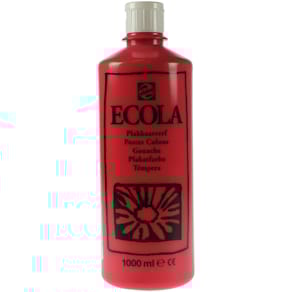 Plakkaatverf Talens Ecola, flacon 1000 ml, scharlaken