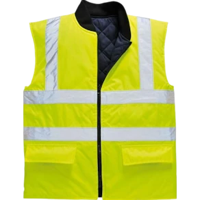 Väst fodrad PORTWEST S469 kl2 gul M