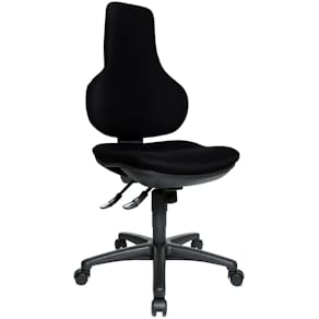 Drehstuhl Topstar Ergo Point SY, ohne Armlehnen, schwarz