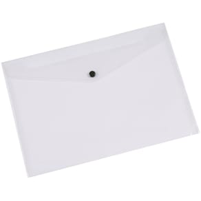 Dokumententasche Q-Connect, A4 quer, transparent