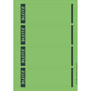 Rückenschild Leitz, kurz, breit, grün