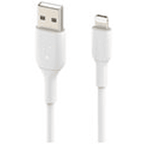 BOOST CHARGE Lightning to USB-A Cable, 1M, White