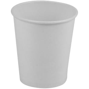 Kaffebægre papir/PE hvid 8 oz, enkelvæg, palle 42x1000 stk