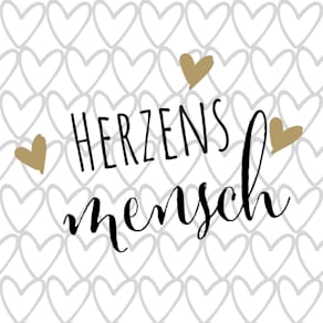 Motivserviette PAPER+DESIGN, 33 x 33 cm, Spruch