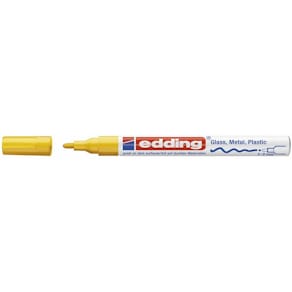 Paintmarker edding EcoLine 751 1–2 mm rund, gul, 10 stk