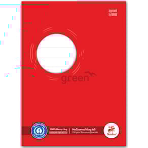 Heftschoner STAUFEN GREEN, A5, 150g, rot, Recyclingpapier