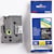 Tape Brother TZe voor P-Touch, 24 mm, wit op zwart