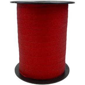 Gavebånd  glitter rød 100m x10mm