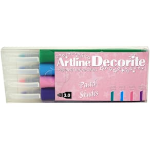 Artline Decorite Flat Pastel 4-sæt