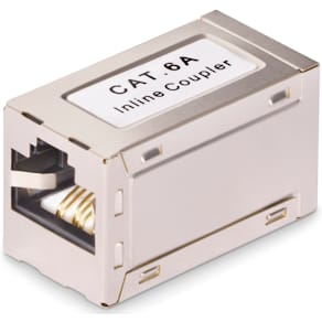 StarTech.com Shielded RJ45 Coupler, Inline Cat6a Coupler, F/F
