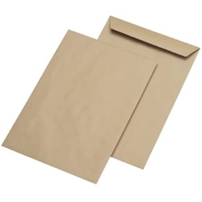 Versandtasche MAILMEDIA B4, nassklebend, 130 g/m², braun