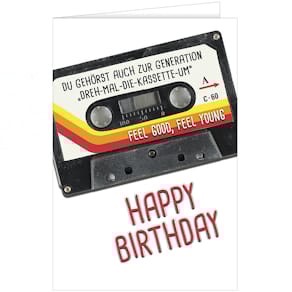 Geburtstagskarte HANRA, Herren