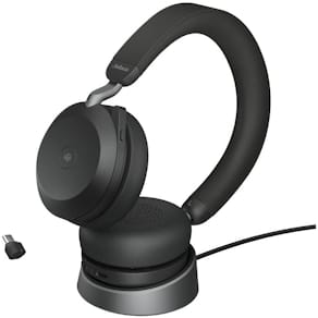 Headset Jabra Evolve2 75 MSSteBasis, USB-C, schwarz
