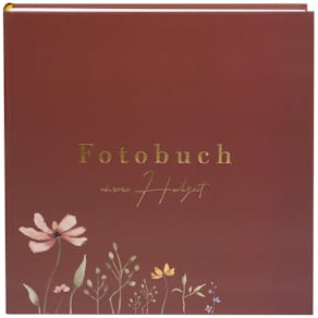 Fotobuch GOLDBUCH Blütenliebe, bordeaux, 60 Seiten, 30 x 31 cm